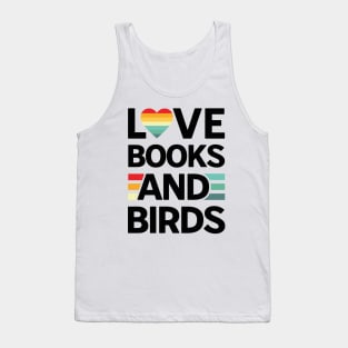 Books And Birds Tank Top